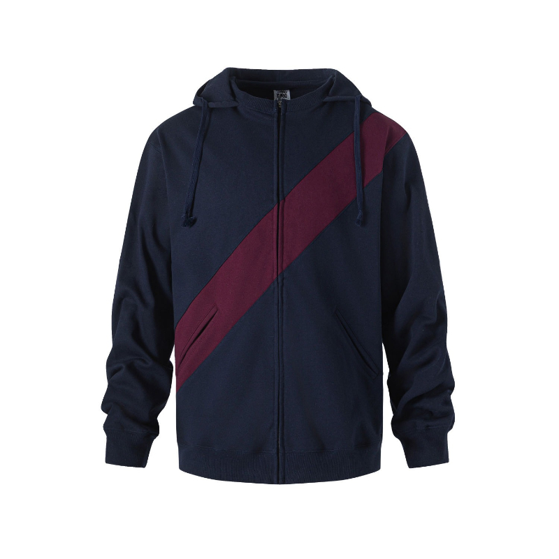 Streetwear Brand Cheap - Splicing Color Office Work Mannelijke hoodie