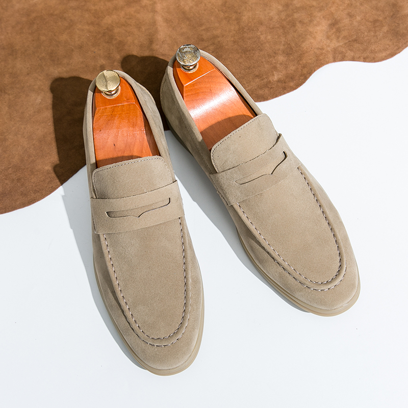 Streetwear Brand Luxury - Lente Nieuwe Klassieke Suede Loafers Mannen