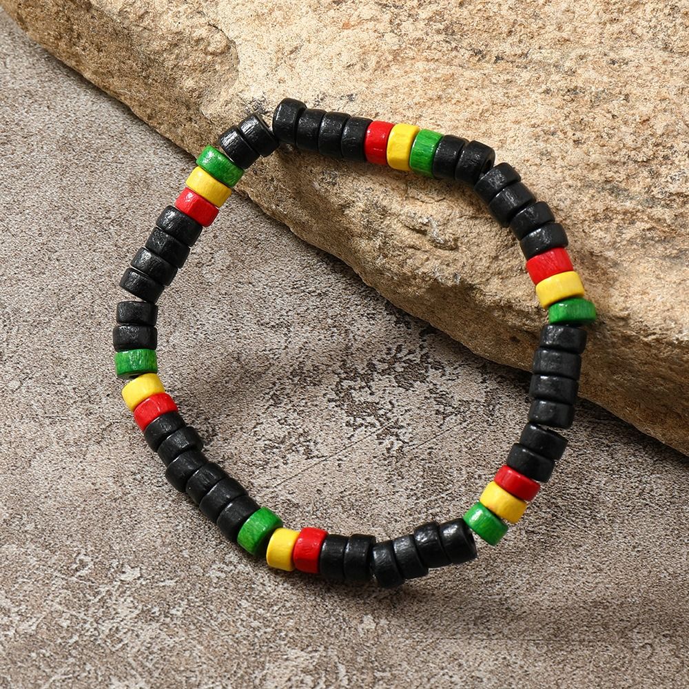 Streetwear Brand Accessories - Coole houten kralen sieradenset, hiphop design,