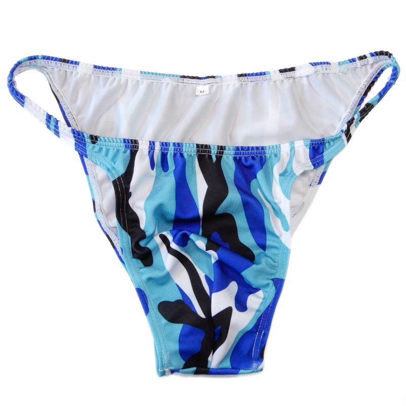 A Bathing Ape Camo - Heren string bikini streep jersey nylon