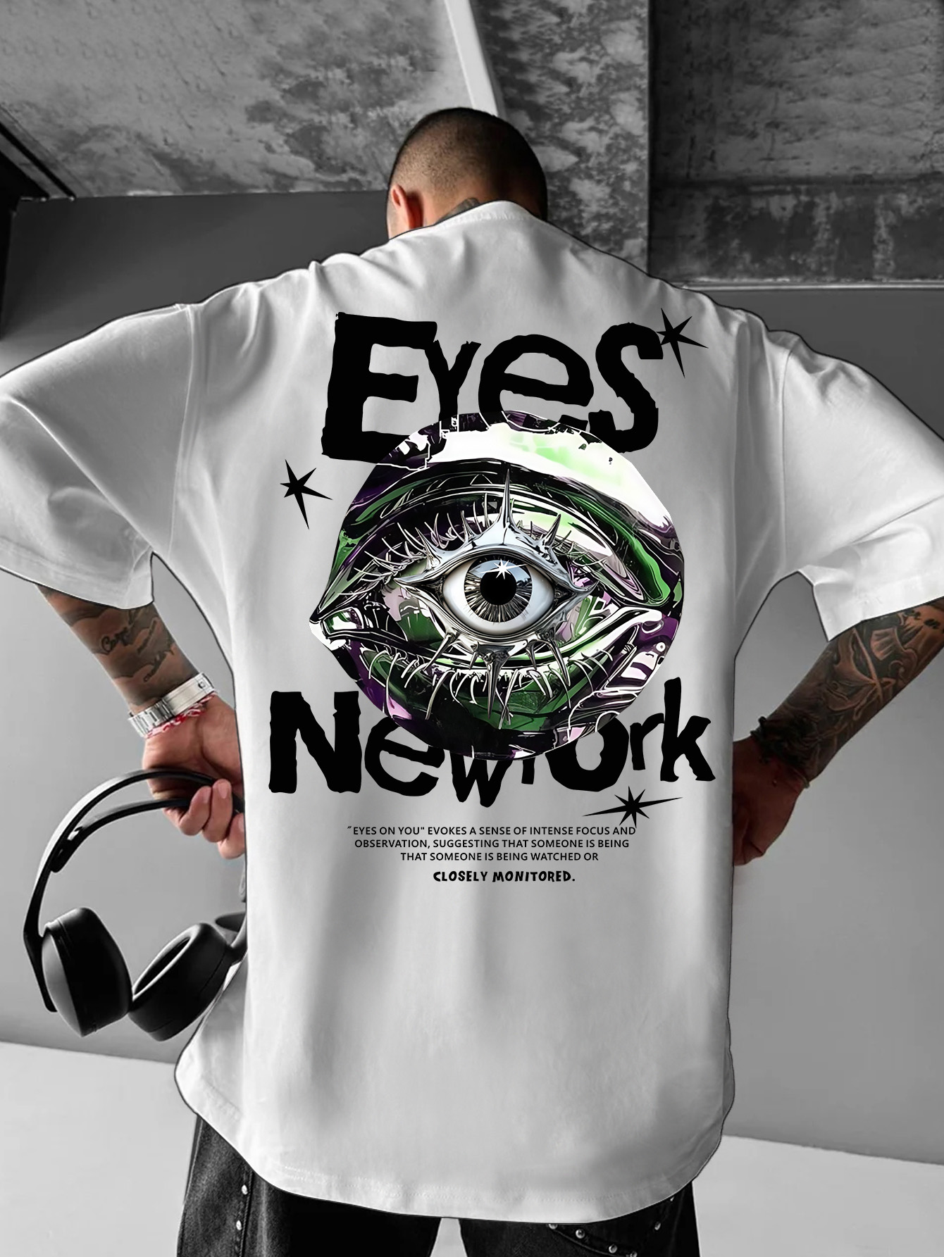 Streetwear Brand With Eye - Herens oversized New York gothic streetwear