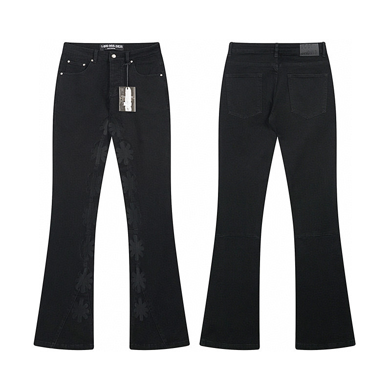 Brand Streetwear Instagram - LOSTSHDWS 2025 slim-fit geborduurde jeans heren