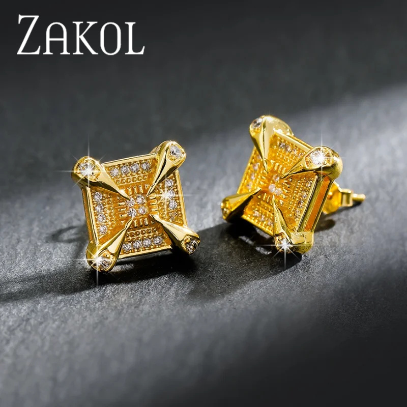Streetwear Brand Accessories - ZAKOL Trendy Gepersonaliseerde Dragon Claw Vierkant