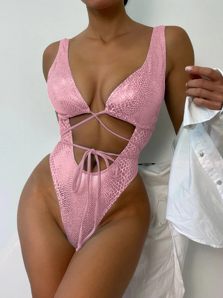 Sexy Roze Snake Print Badmode  - A Bathing Ape Camo recensie en prijs