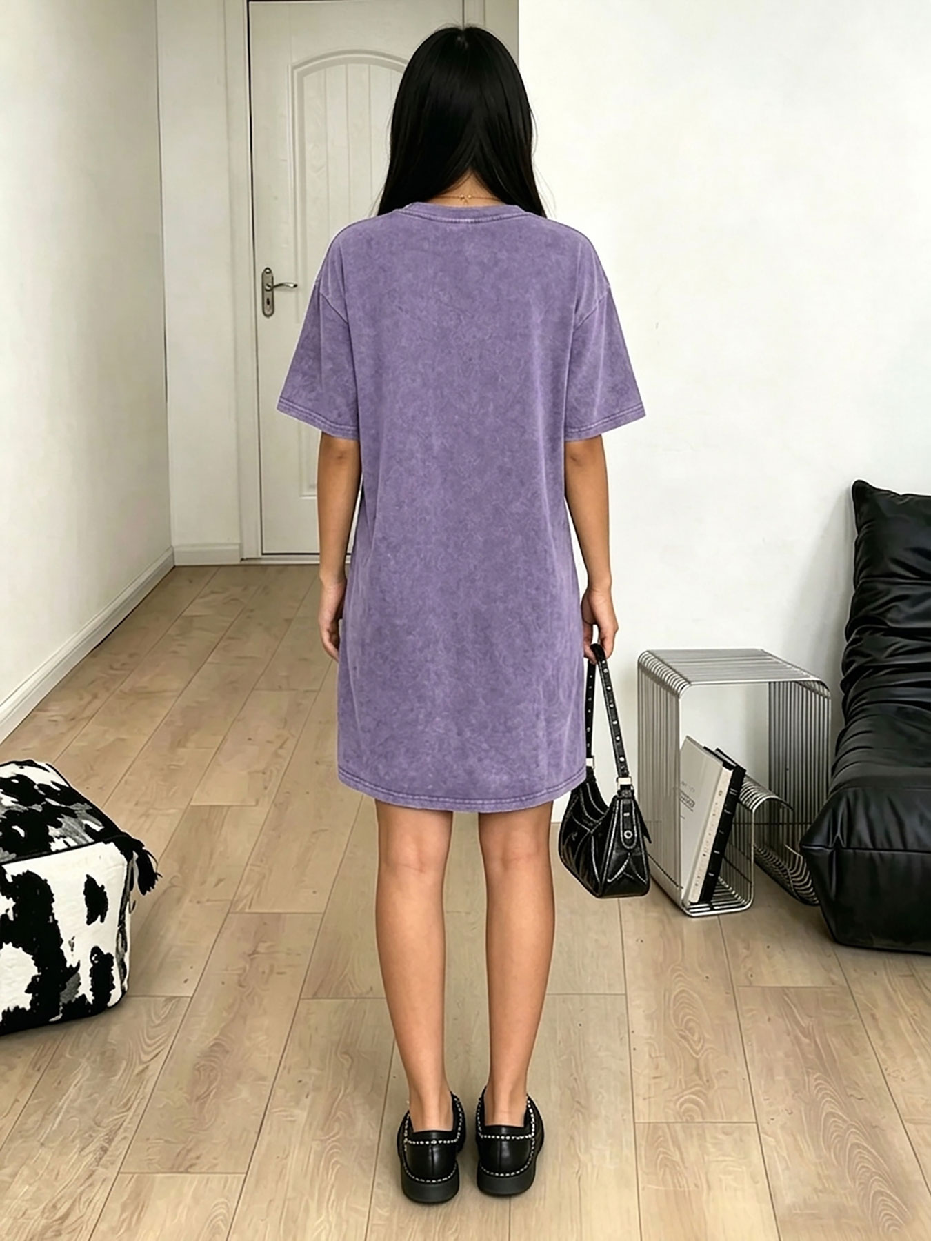 Gewassen vintage T-shirtjurk v - Streetwear Brand With Eye recensie en prijs