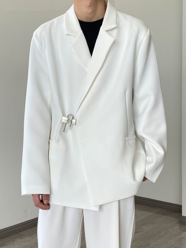 Witte casual blazerset voor he - Brand Streetwear Instagram recensie en prijs