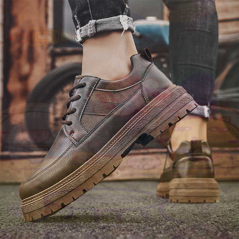 Donker natuurlijk leer Mode-sn - Streetwear Brand Cheap recensie en prijs