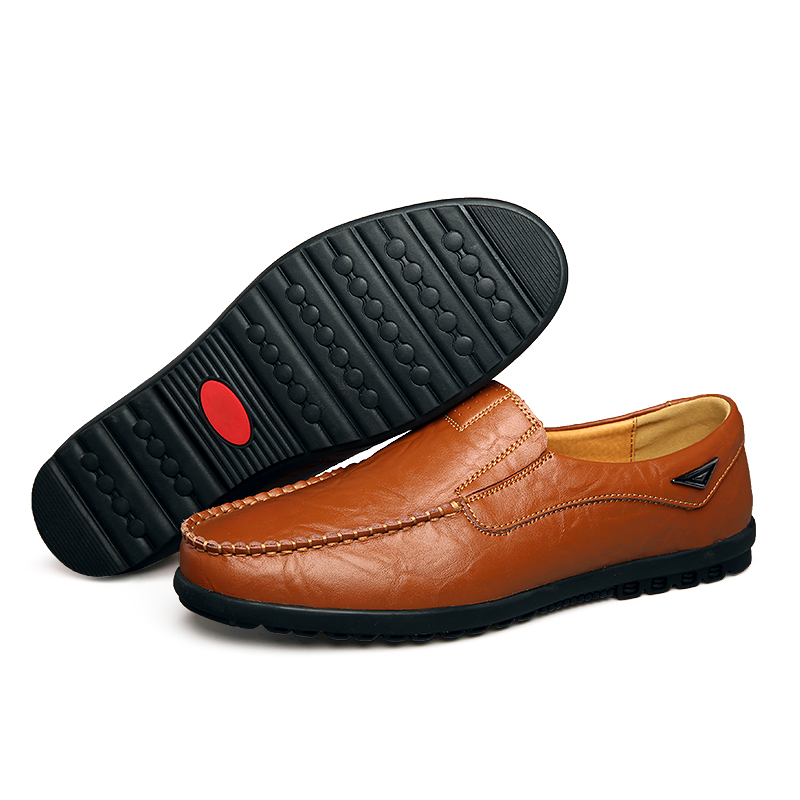 Echt Leer Mannen Casual Schoen - Streetwear Brand Luxury recensie en prijs