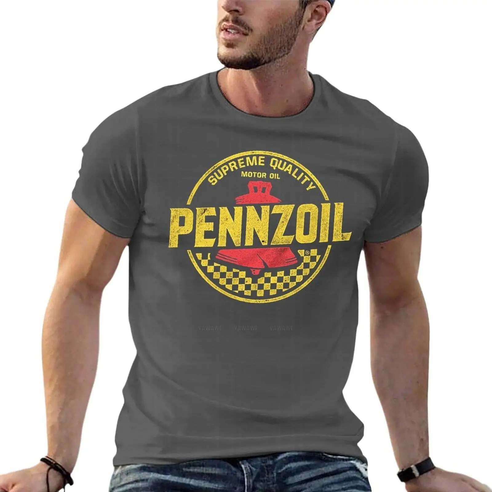 Distressed Pennzoil Motor Olie - Streetwear Clothing Brand Logo recensie en prijs