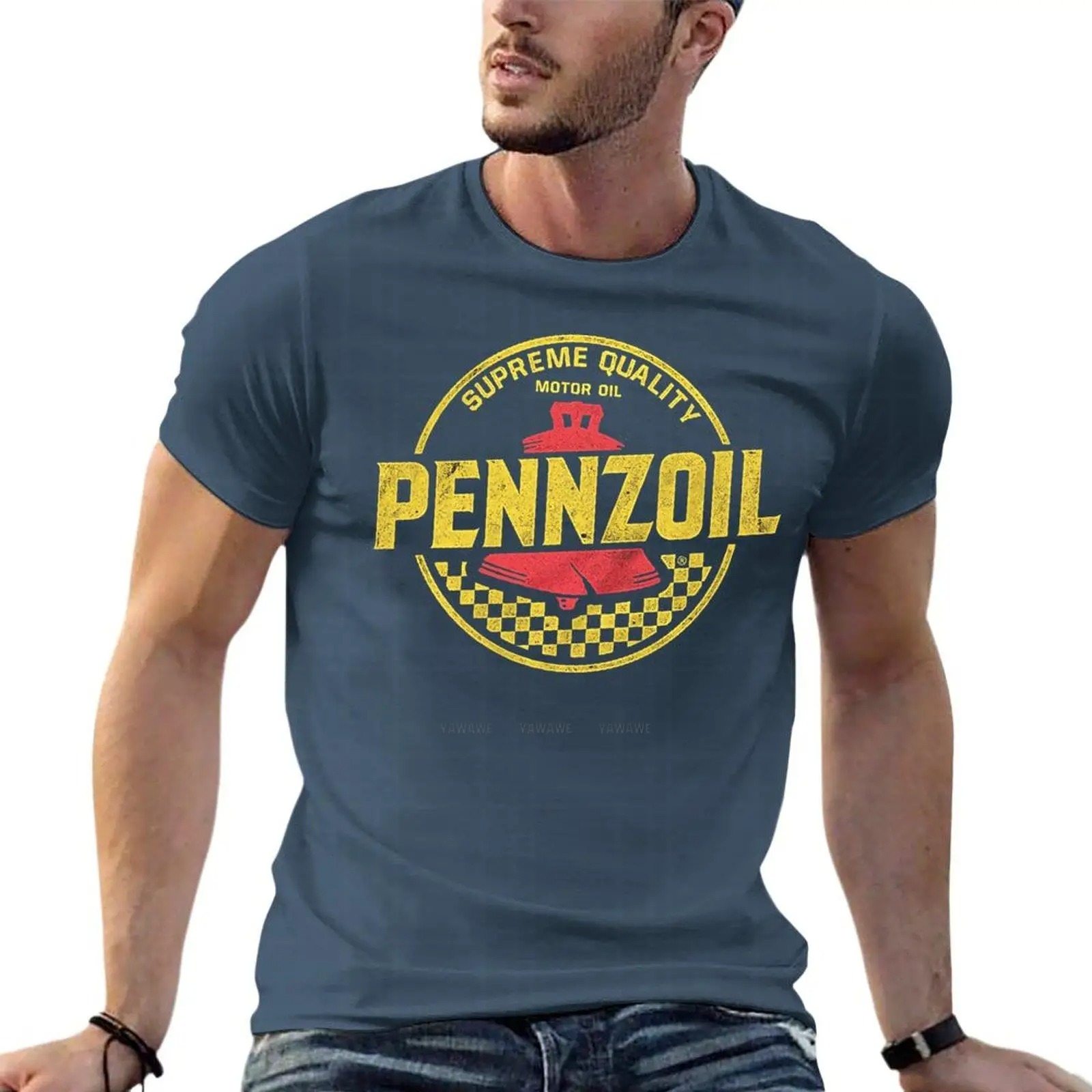 Distressed Pennzoil Motor Olie - Streetwear Clothing Brand Logo recensie en prijs